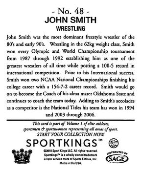 2018 Sportkings - Mini #48 John Smith Back