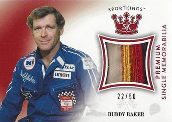 2018 Sportkings - Premium Patches Red #SMP-BB Buddy Baker Front