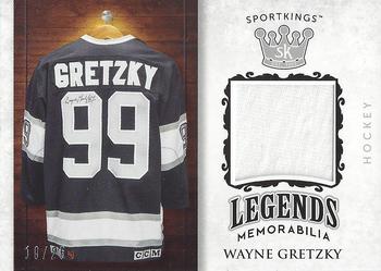2018 Sportkings - Legends Memorabilia Silver #LSM-4 Wayne Gretzky Front