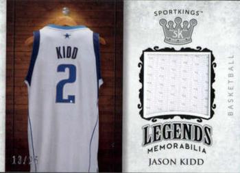 2018 Sportkings - Legends Memorabilia Silver #LSM-7 Jason Kidd Front
