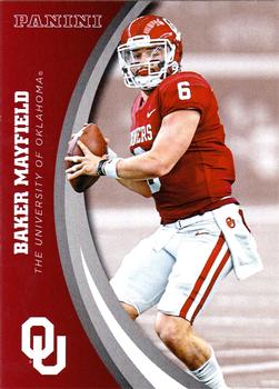 2018 Panini Oklahoma Sooners Update #50 Baker Mayfield Front