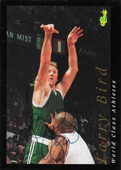 1992 Classic World Class Athletes - Autographs #NNO Larry Bird Front