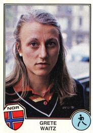 1981 Panini Sport Superstars (Eurofootball 82) Stickers #46 Grete Waitz Front