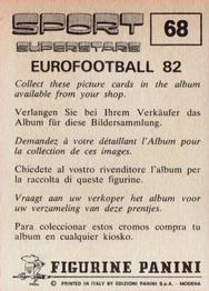 1981 Panini Sport Superstars (Eurofootball 82) Stickers #68 Marvin Hagler Back