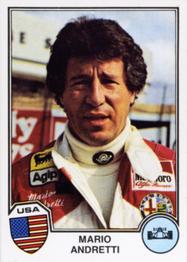 1981 Panini Sport Superstars (Eurofootball 82) Stickers #268 Mario Andretti Front