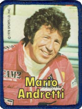 1978 Sports I.D. Patches Blue #NNO Mario Andretti Front