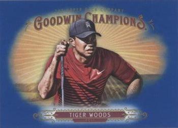 2018 Upper Deck Goodwin Champions - Royal Blue #70 Tiger Woods Front