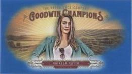 2018 Upper Deck Goodwin Champions - Minis Royal Blue #98 Mikaela Mayer Front