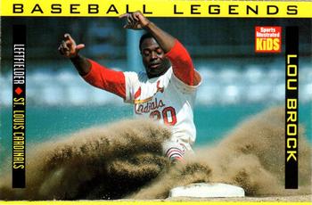1998 Sports Illustrated for Kids - Baseball Legends #NNO Lou Brock Front