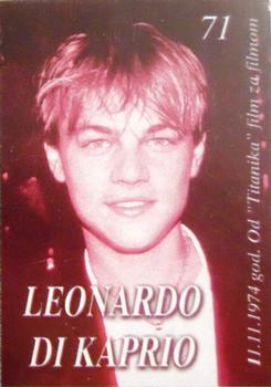 2000 Planetarne Zvezde World Stars (Serbia) #71 Leonardo Di Kaprio Back