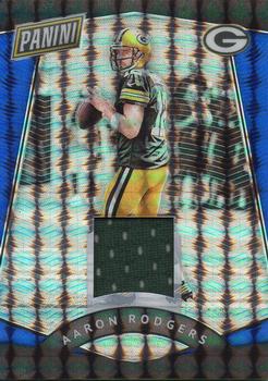 2017 Panini National Convention VIP - Blue Mosaic Prizm Relics #6 Aaron Rodgers Front