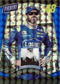 2017 Panini National Convention VIP - Blue Mosaic Prizm Relics #81 Jimmie Johnson Front
