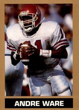 1990 All American College Sensations (Unlicensed) #NNO Andre Ware Front