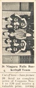 1924-25 Dominion Chocolate Athletic Stars (V31) #26 Niagara Falls Ladies' Basketball Team Front