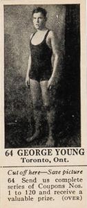 1924-25 Dominion Chocolate Athletic Stars (V31) #64 George Young Front