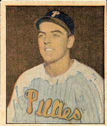 1951 Berk Ross #4-9 Curt Simmons Front