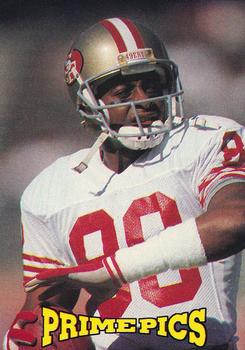 1993 The Sports Card Review & Value Line Prime Pics #5 Jerry Rice Front