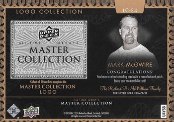 2016 Upper Deck All-Time Greats Master Collection - Logo Collection Puzzle Silver #LC-24 Mark McGwire Back