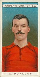 1908 Ogden's Famous Footballers #10 Albert Dunkley Front