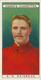1908 Ogden's Famous Footballers #38 A. G. Raisbeck Front