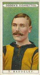 1908 Ogden's Famous Footballers #43 T. Baddeley Front