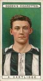 1908 Ogden's Famous Footballers #47 A. Cartlidge Front