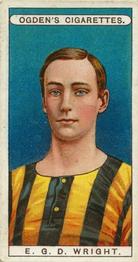 1908 Ogden's Famous Footballers #49 E. G. D. Wright Front