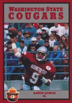 1991 Washington State Cougars Smokey #NNO Aaron Garcia Front