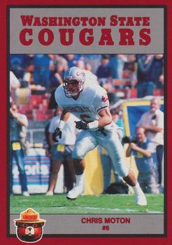 1991 Washington State Cougars Smokey #NNO Chris Moton Front
