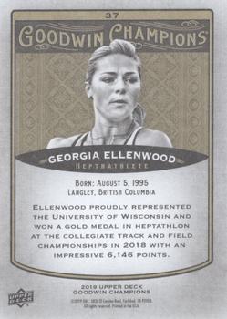 2019 Upper Deck Goodwin Champions #37 Georgia Ellenwood Back