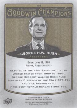 2019 Upper Deck Goodwin Champions #44 George H.W. Bush Back