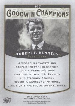 2019 Upper Deck Goodwin Champions #147 Robert F. Kennedy Back