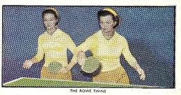 1956 Radio Fun British Sports Stars #18 The Rowe Twins Front