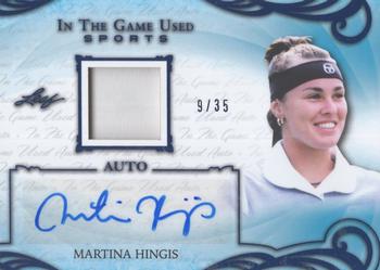 2019 Leaf In the Game Used #UA-MH1 Martina Hingis Front