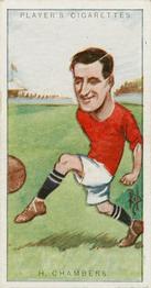 1926 Player's Footballers Caricatures by Rip #6 Harry Chambers Front