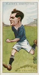 1926 Player's Footballers Caricatures by Rip #8 Sam Chedgzoy Front
