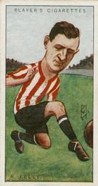 1926 Player's Footballers Caricatures by Rip #17 Robert Kelly Front