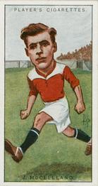 1926 Player's Footballers Caricatures by Rip #18 Jimmy McClelland Front