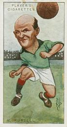 1926 Player's Footballers Caricatures by Rip #21 Moses Russell Front