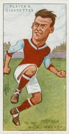 1926 Player's Footballers Caricatures by Rip #25 William Henry Walker Front