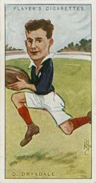 1926 Player's Footballers Caricatures by Rip #34 Dan Drysdale Front