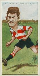 1926 Player's Footballers Caricatures by Rip #47 Tom Voyce Front