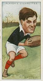 1926 Player's Footballers Caricatures by Rip #48 Herbert Waddell Front