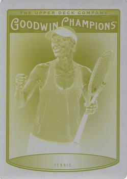 2019 Upper Deck Goodwin Champions - Printing Plates Yellow #5 Martina Hingis Front