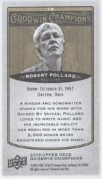 2019 Upper Deck Goodwin Champions - Mini #14 Robert Pollard Back