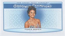 2019 Upper Deck Goodwin Champions - Mini #57 Zazie Beetz Front