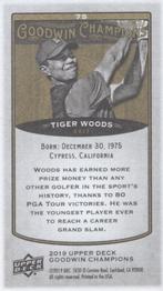 2019 Upper Deck Goodwin Champions - Mini #75 Tiger Woods Back