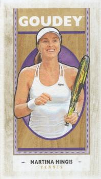 2019 Upper Deck Goodwin Champions - Goudey Minis Wood #G35 Martina Hingis Front
