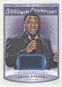 2019 Upper Deck Goodwin Champions - Memorabilia #M-AS Aries Spears Front