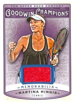 2019 Upper Deck Goodwin Champions - Memorabilia #M-MH Martina Hingis Front